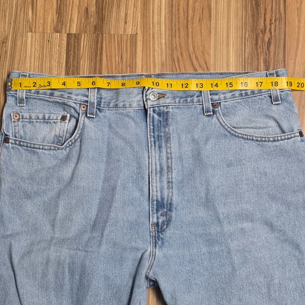 Vintage Levi's 505 Regular Fit Straight Leg Jeans Mens Size‎ W40 L30 Light Wash